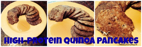 high protein quinoa pancakes
